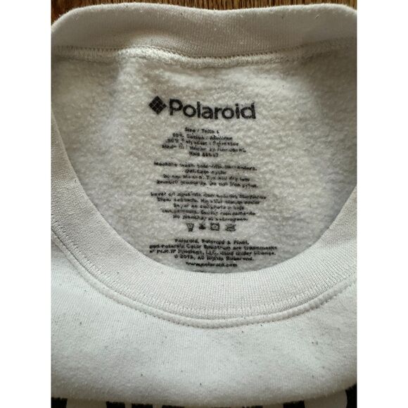 Vintage Retro Polaroid Crewneck Sweatshirt Sz. L - Picture 2 of 3
